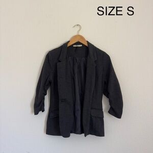 Charcoal Gray Blazer - Size S
